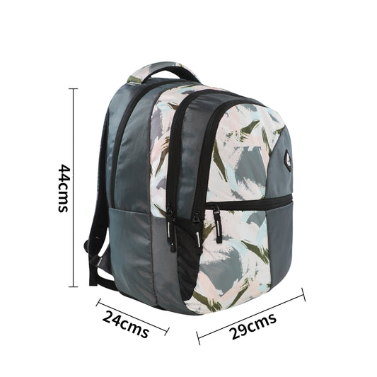 Mike Cuba 30L School Backpack for Boys & Girls - Grey