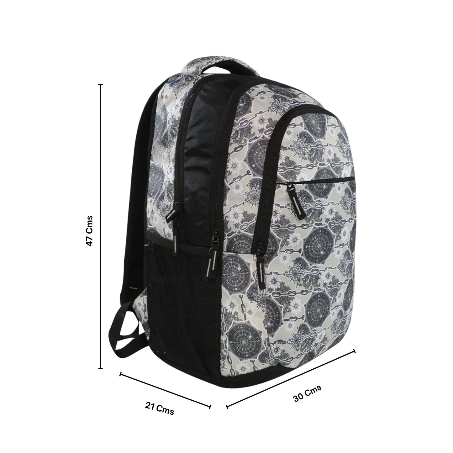 Mike Splendid 29L Laptop Backpack - Grey & Black