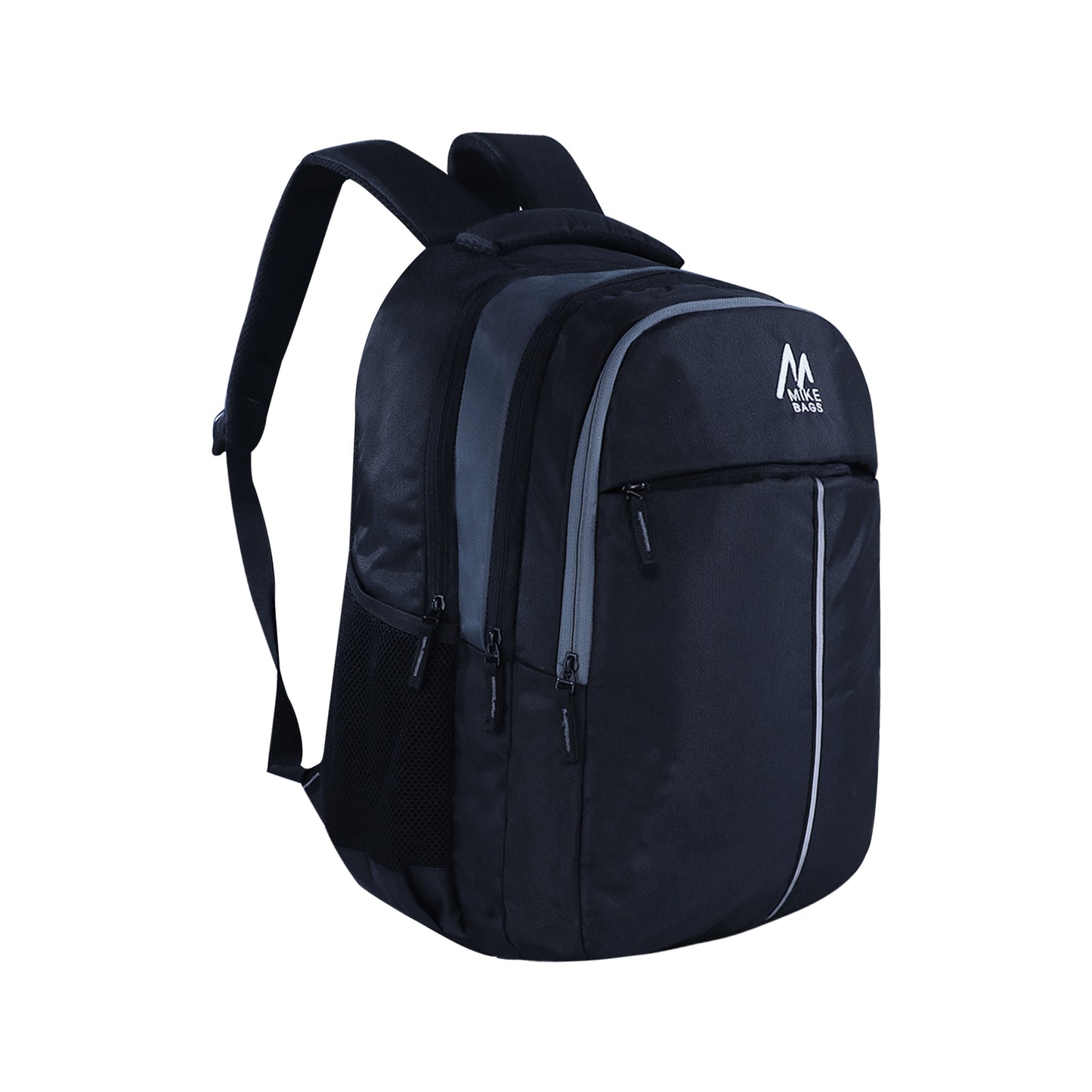 Mike Virgo 37L Laptop Backpack with Rain Cover - Black