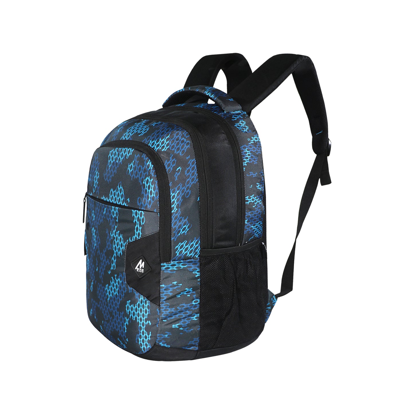 Mike Booster 29L Laptop Backpack - Camo Print Blue
