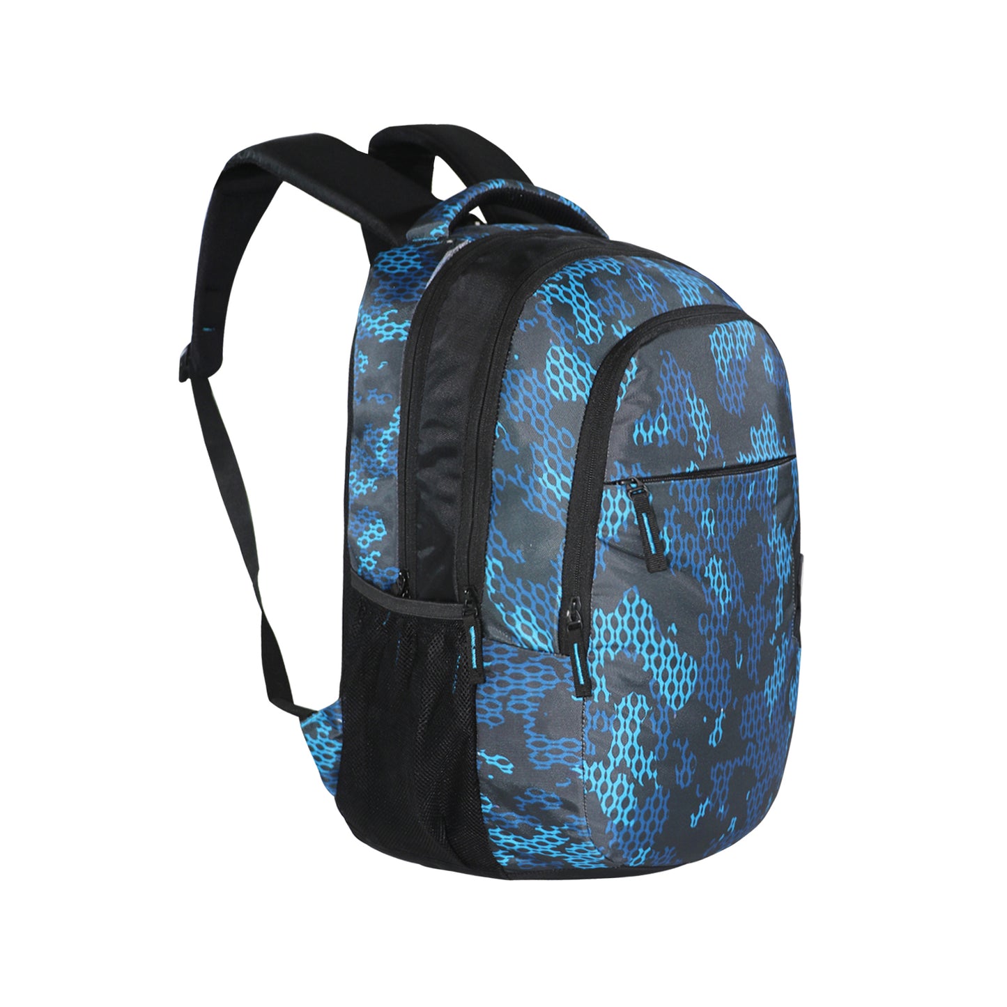 Mike Booster 29L Laptop Backpack - Camo Print Blue