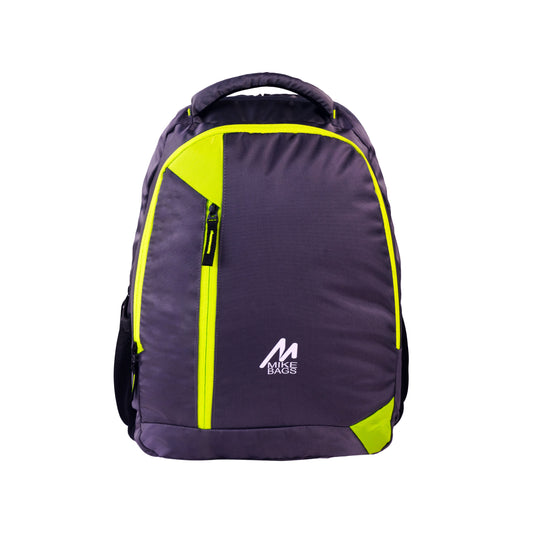 Mike Electra Laptop Backpack - Grey & Green