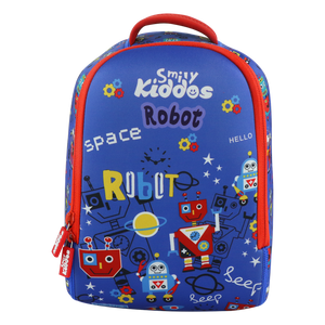 Smily Kiddos Preschool Backpack Robot Theme
