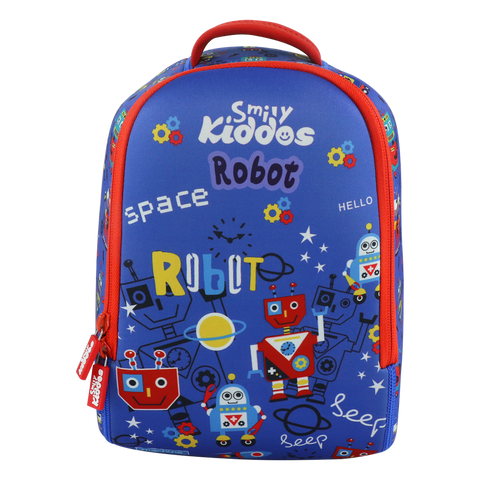 Image of Smily Kiddos Preschool Backpack Robot Theme