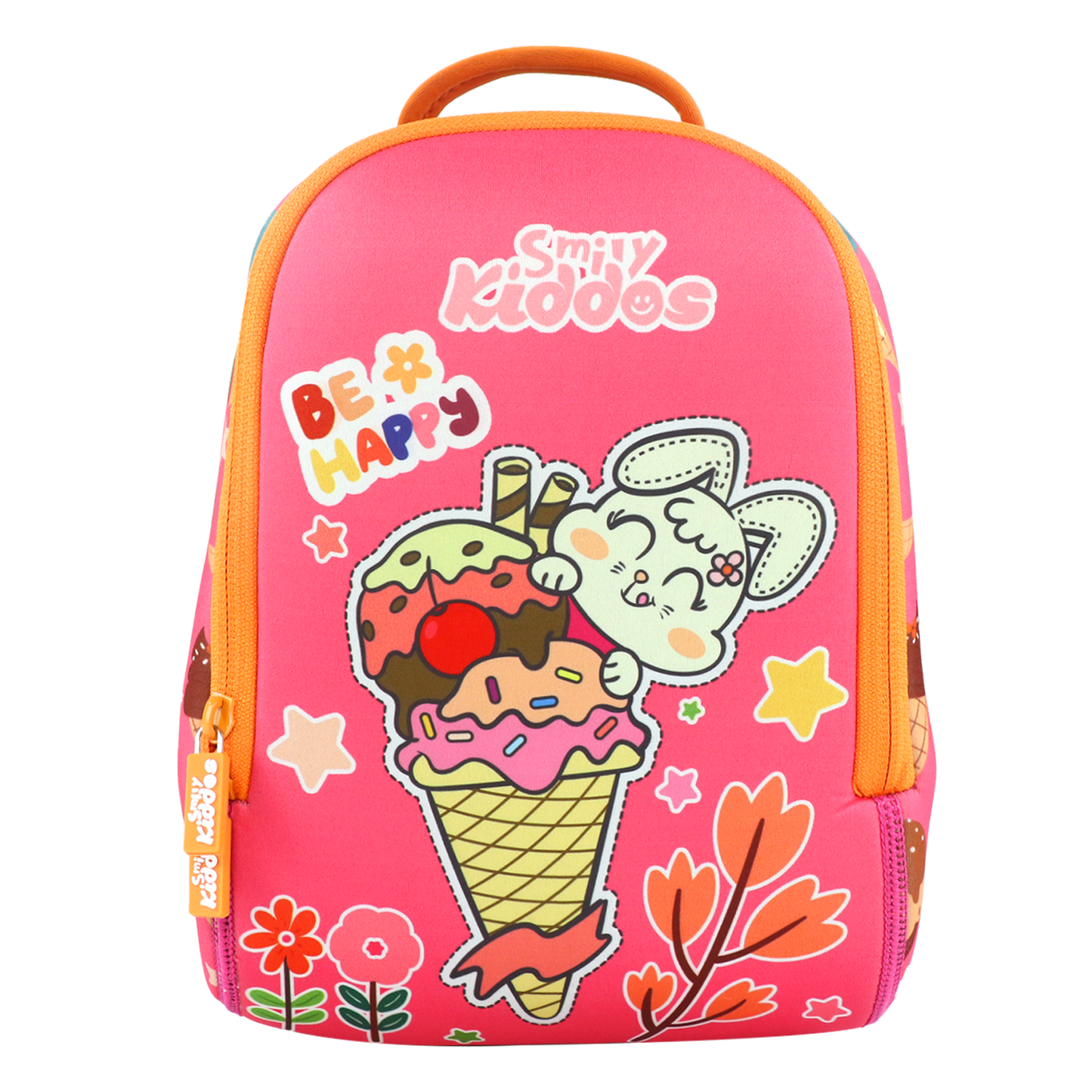 Smily Kiddos Preschool Backpack Ice Cream Theme Pink