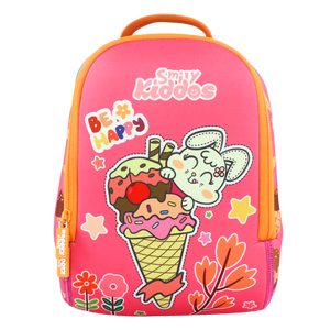 Smily Kiddos Preschool Backpack Ice Cream Theme Pink