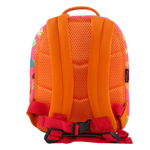 Image of Smily Kiddos Preschool Backpack Ice Cream Theme Pink