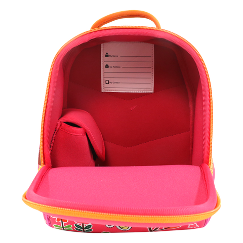 Image of Smily Kiddos Preschool Backpack Ice Cream Theme Pink