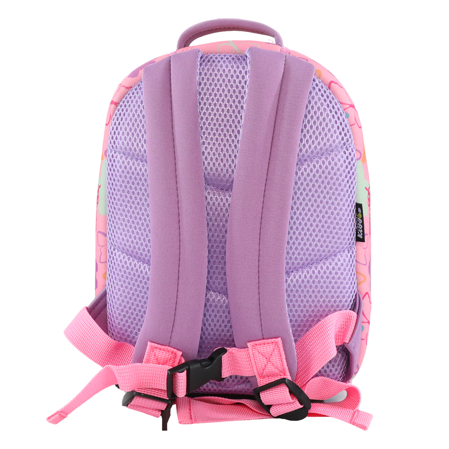 Smily Kiddos Preschool Backpack Butterfly Theme Light Pink