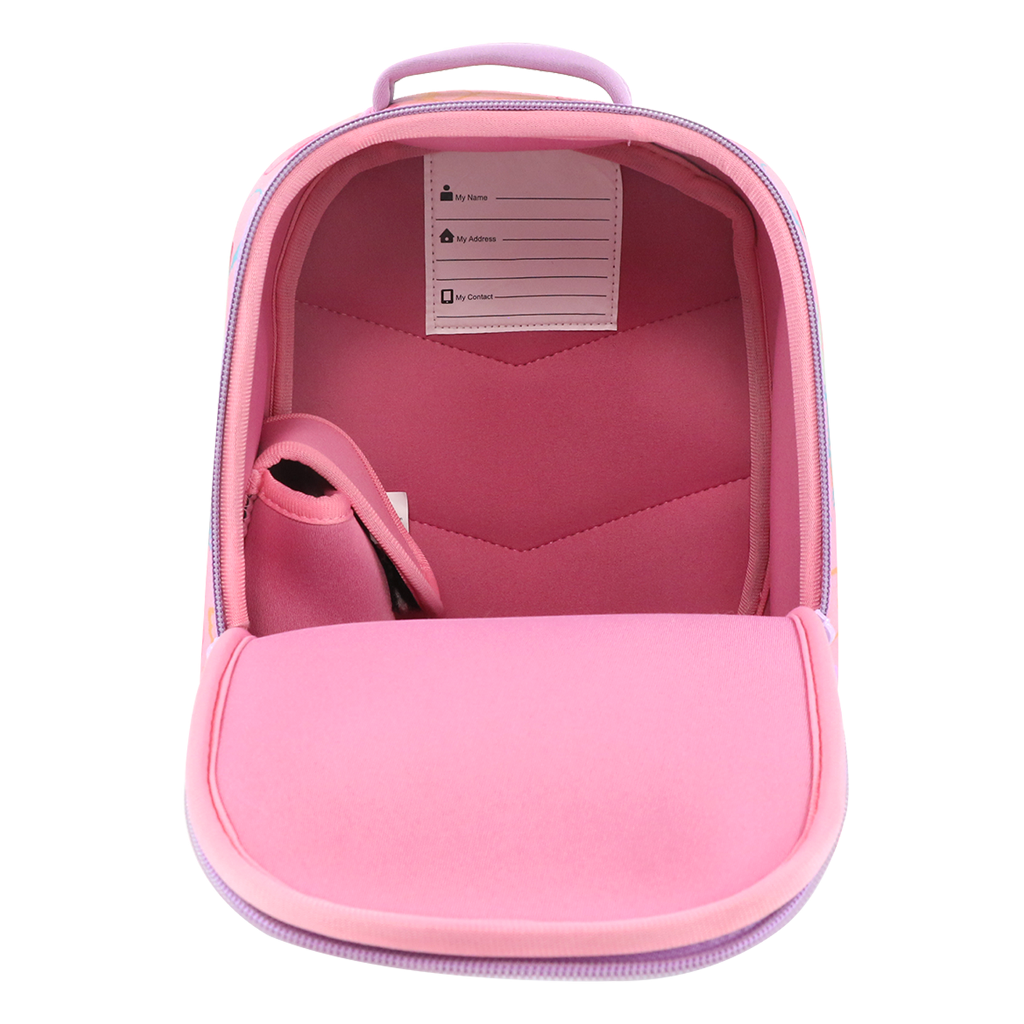 Smily Kiddos Preschool Backpack Butterfly Theme Light Pink