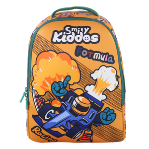 Smily Kiddos Junior Backpack Racing Theme