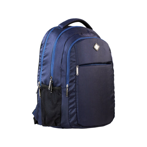 Image of Mike Trigger Laptop Backpack- Navy Blue