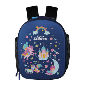 Smily Kiddos Eva Pre School Backpack Unicorn Theme - Violet