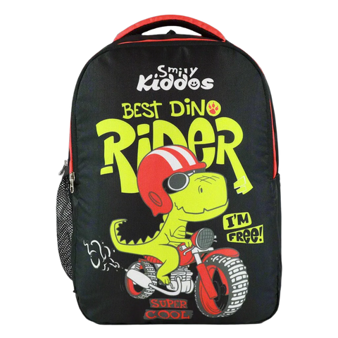 Image of Smily Kiddos Pre School Backpack : Dino Rider Theme