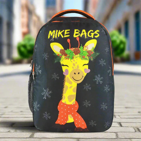 Image of Mike Preschool Happy Giraffe Backpack & joy lunch bag- Monster theme