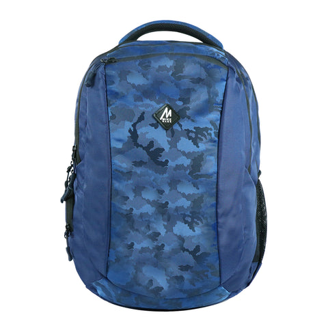 Image of Gladiator deluxe laptop backpack with rain cover  - blue