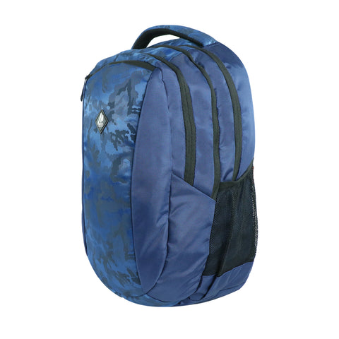 Image of Gladiator deluxe laptop backpack with rain cover  - blue
