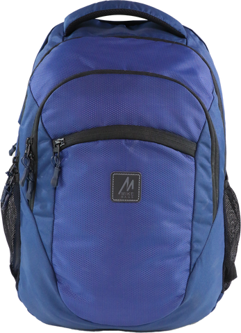 Mike Crompton Laptop Backpack- Blue