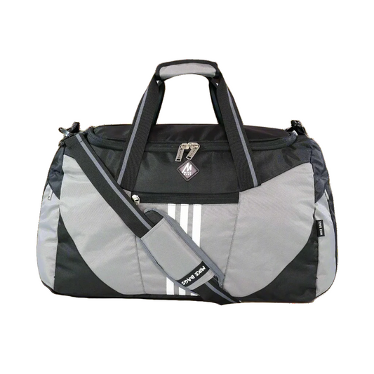 Mike Delta Duffel Bag - Grey & Black