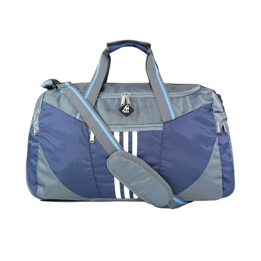 Mike Delta Duffel Bag - Blue & Grey