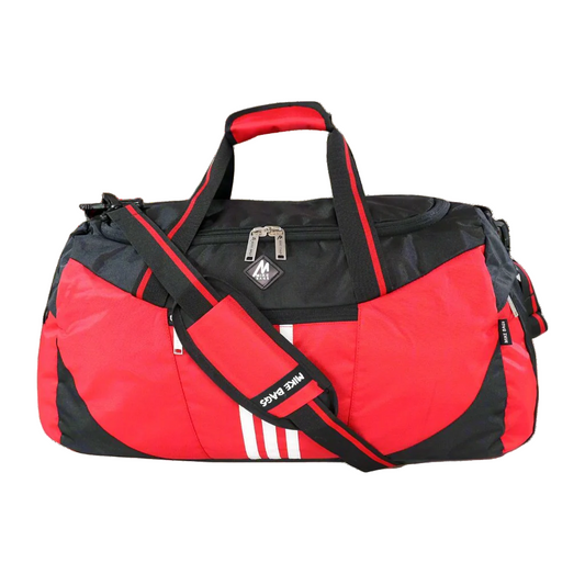 Mike Delta Duffel Bag - Red & Black