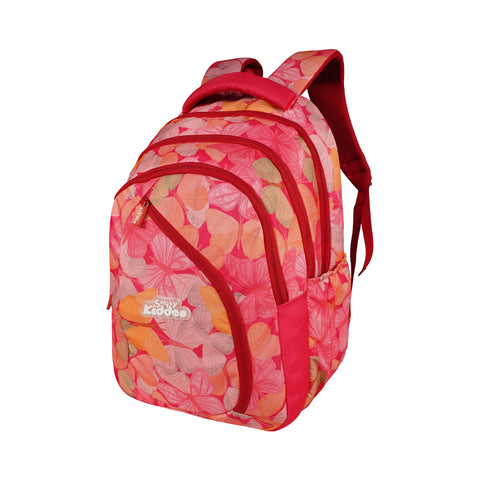 Image of Smily Kiddos Bella Backpack Red | 19.5 Inches School Bag for Girls