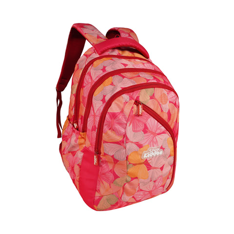 Image of Smily Kiddos Bella Backpack Red | 19.5 Inches School Bag for Girls