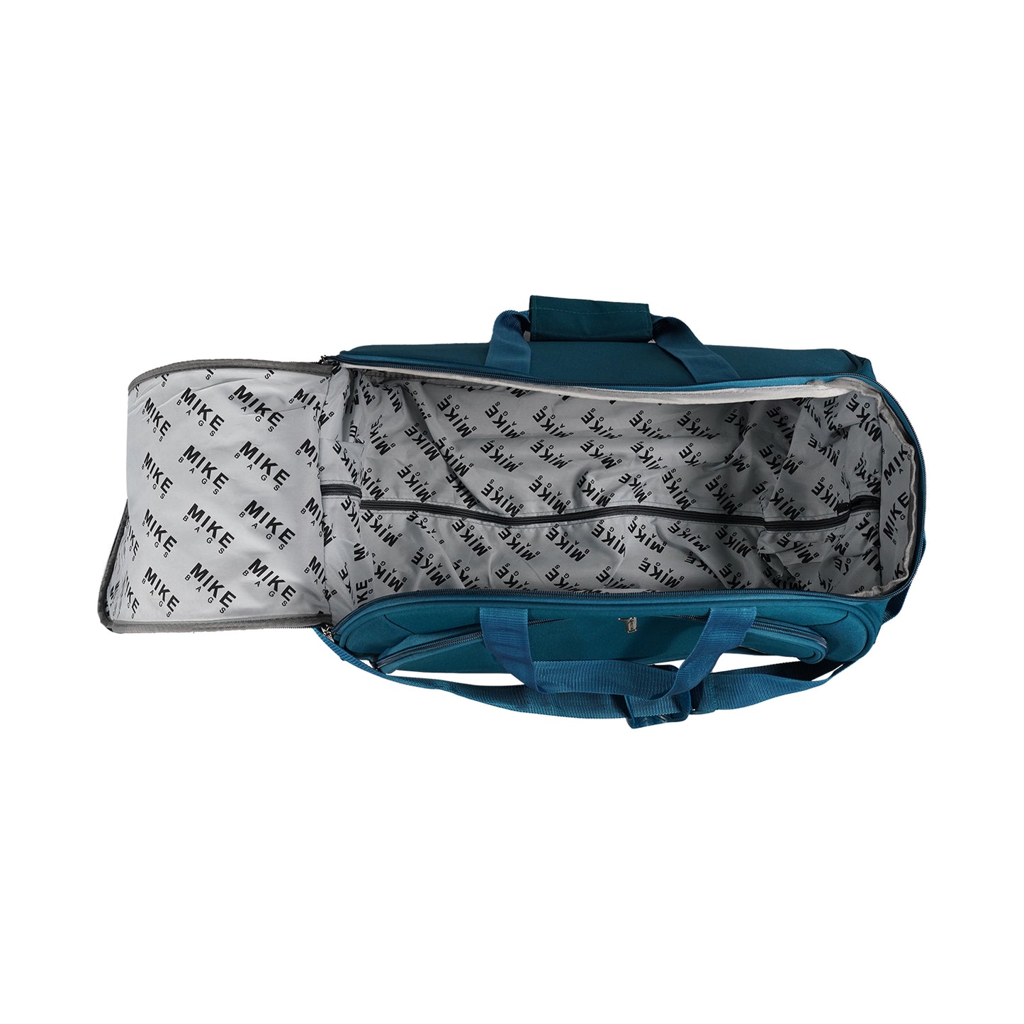 Mike Oxford Lite Duffle Trolley Bag Set of 3 - Teal Green