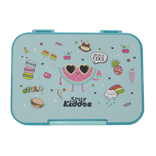 Smily Kiddos Bento lunch box-Cool Fruit Theme Light Blue
