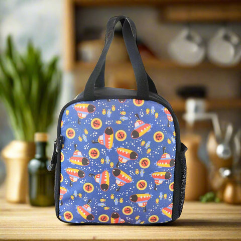 Image of Smily kiddos joy lunch bag- Submarine Theme - Multicolor