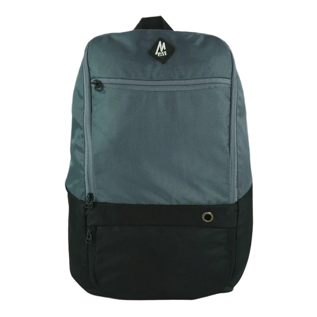 Mike Maxim Backpack - Grey with Grey Zip
