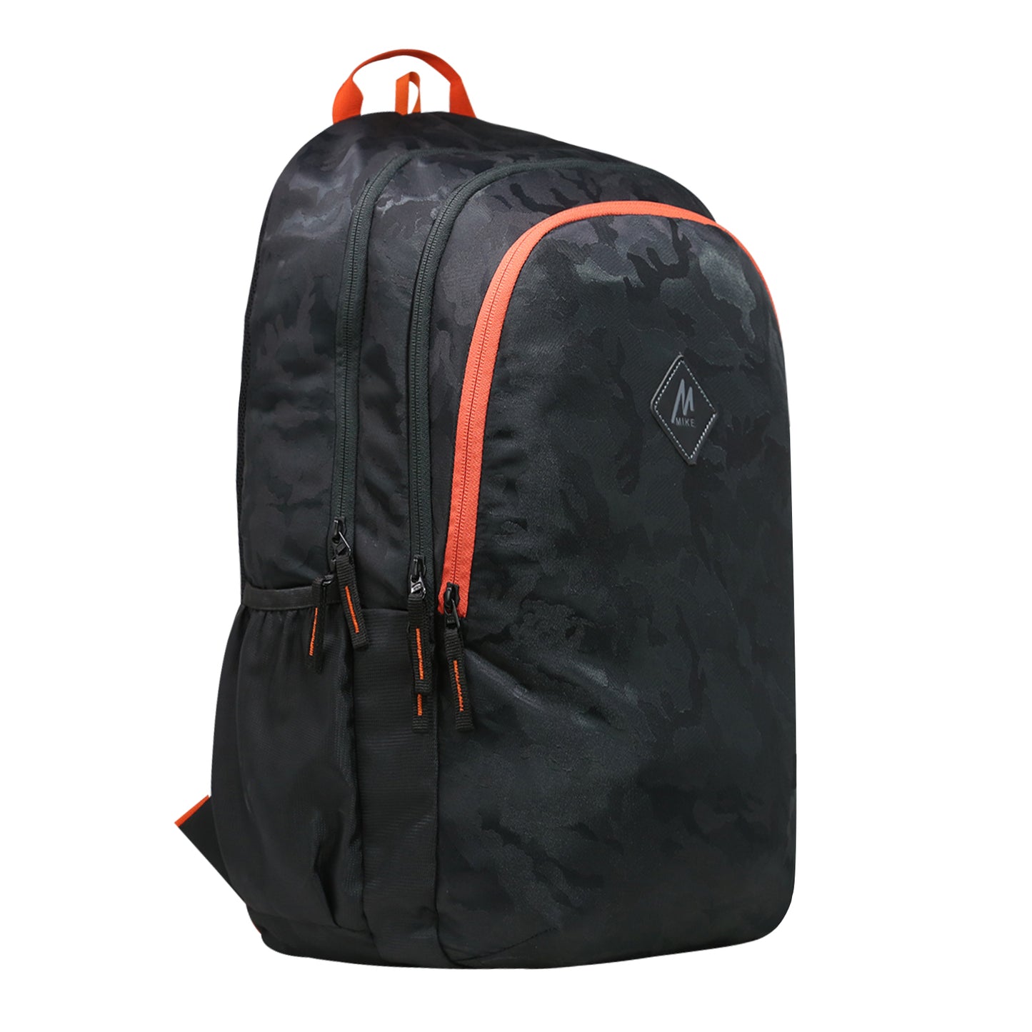Mike Cosmo Casual Backpack - Black & orange