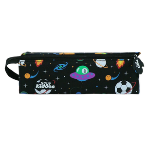 Smily Kiddos Tray Pencil Case Space Theme Black