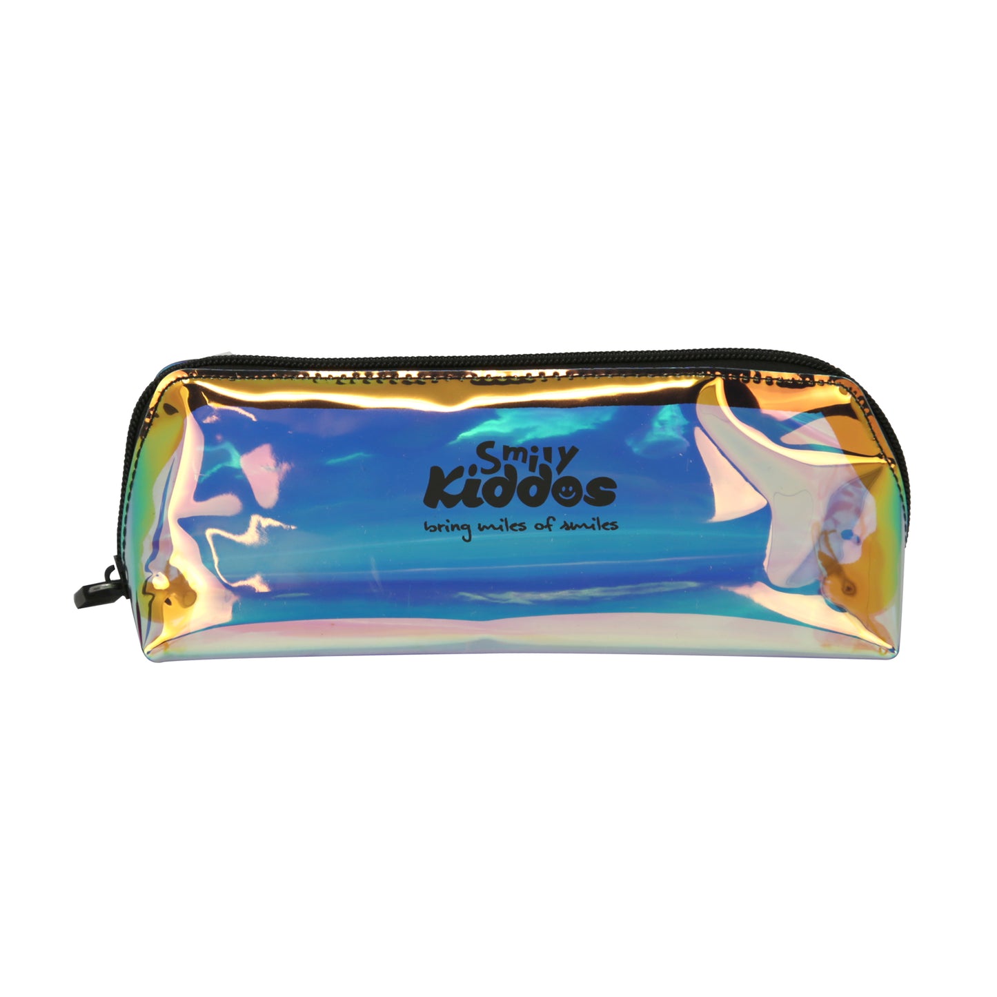 Smily Holograph Pencil Pouch Black