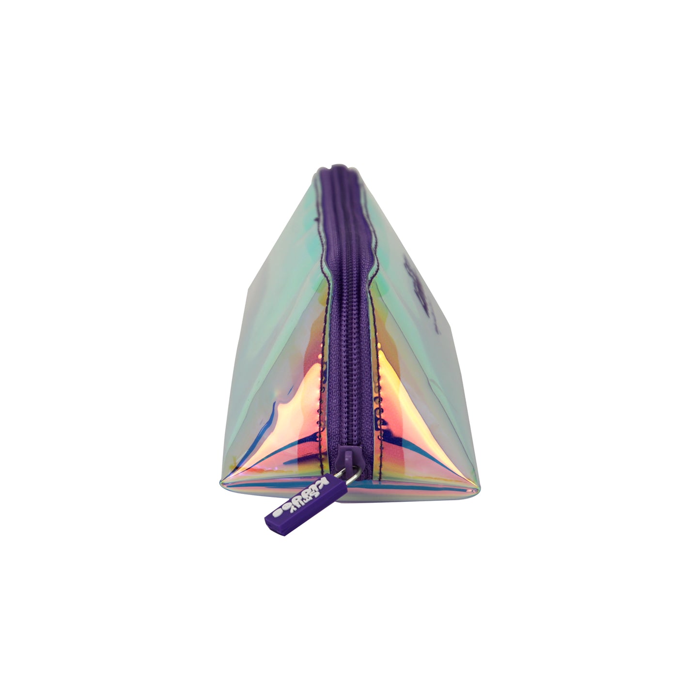 Smily Holograph Pencil Pouch Violet