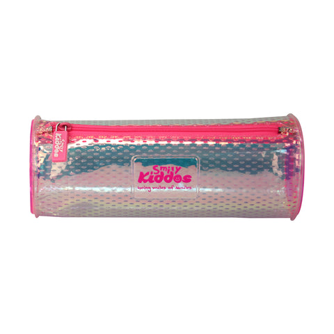 Image of Smily Glossy Pencil Pouch Pink
