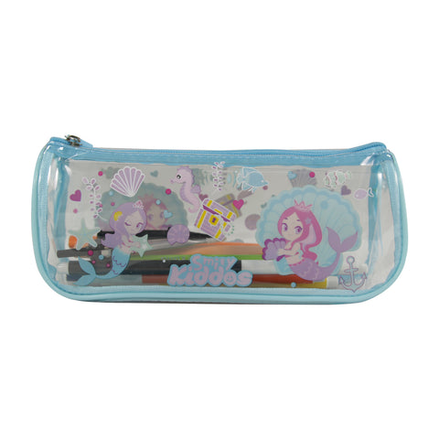 Image of Smily Kiddos Mermaid Transparent Pencil Pouch