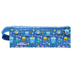 Smily Kiddos Tray Pencil Case Crazy Robot Theme Blue