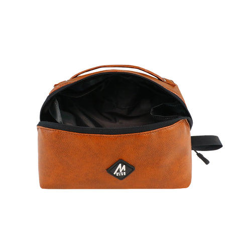 Image of Mike Cosmetic Pouch -Tan