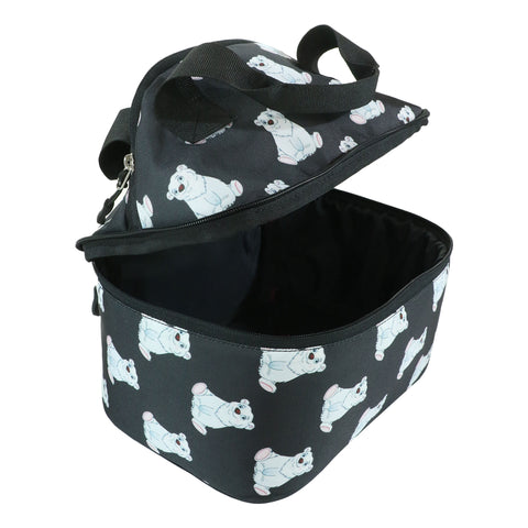 Image of Smily Kiddos Double Decker Lunch Bag Panda Theme - Black LxWxH :25.5 X 17 X 20 CM