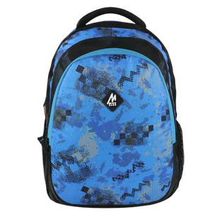 Mike Trio School Backpack- Blue