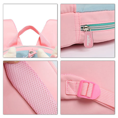Image of Smily kiddos Unicorn Plush Toy Backpack -Pink