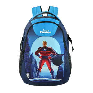 Smily Kiddos Junior victor School Backpack Victor Blue