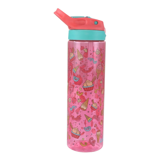 Smily kiddos Sipper bottle 750 ml - Ice Cream Theme Pink