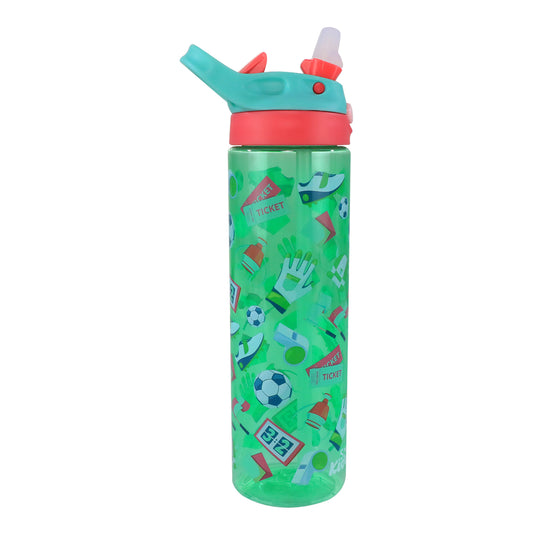 Smily kiddos Sipper bottle 750 ml - Foot Ball Theme Green