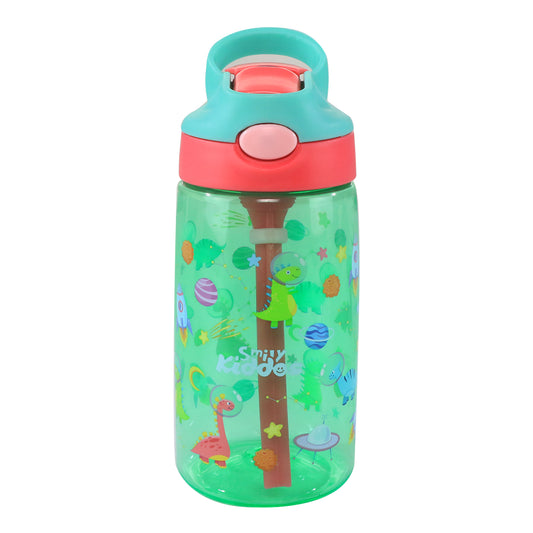 Smily kiddos sipper Bottle 450 ml - Dino Theme Green