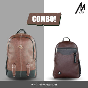 Leather Bags Combo - Brown