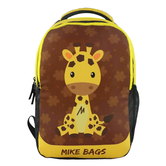 Mike pre school Backpack Giraffe Theme - Yellow