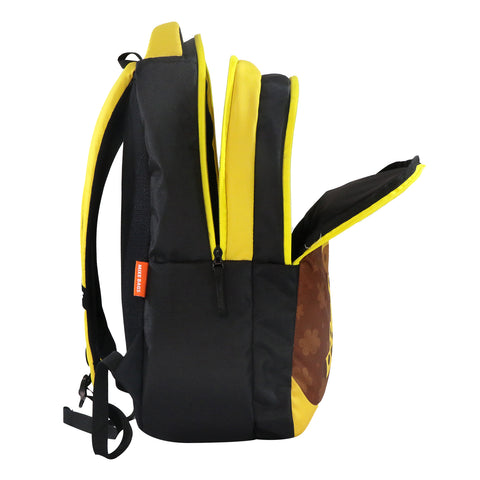 Image of 3 in 1 School Bag Includes lunch bag, 14 inch School Bags, & pencil case in box packing (1 Set/Yellow)