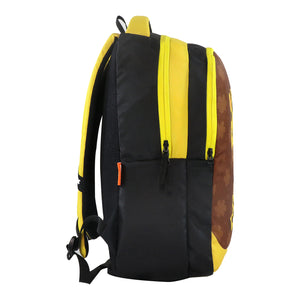 3 in 1 School Bag Includes lunch bag, 14 inch School Bags, & pencil case in box packing (1 Set/Yellow)